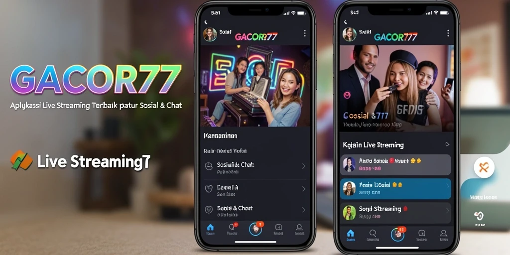 Antarmuka GACOR77 yang menarik saat Live Streaming.